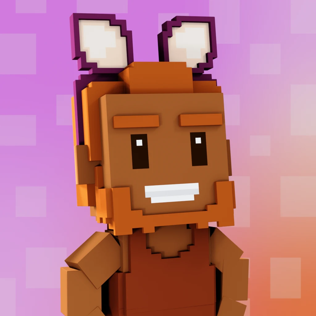 Pirate #4106 voxel render