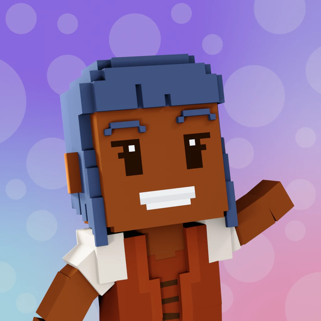 Pirate #4110 voxel render
