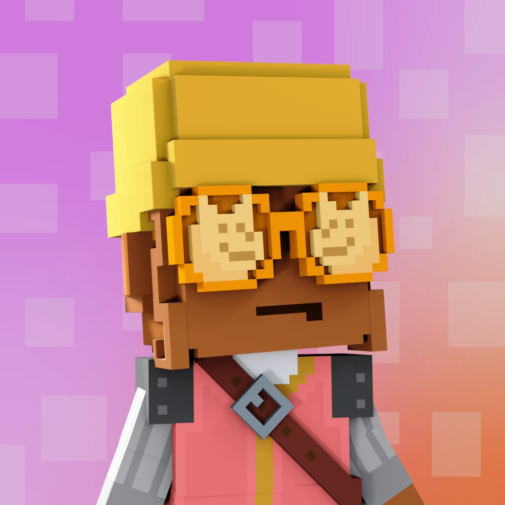 Pirate #4111 voxel render