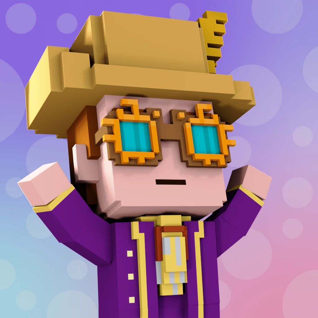 Pirate #4112 voxel render