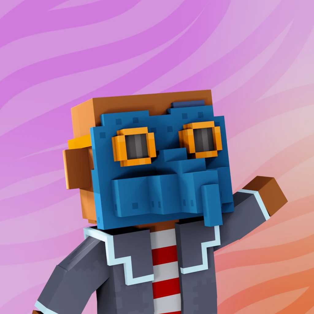 Pirate #4113 voxel render