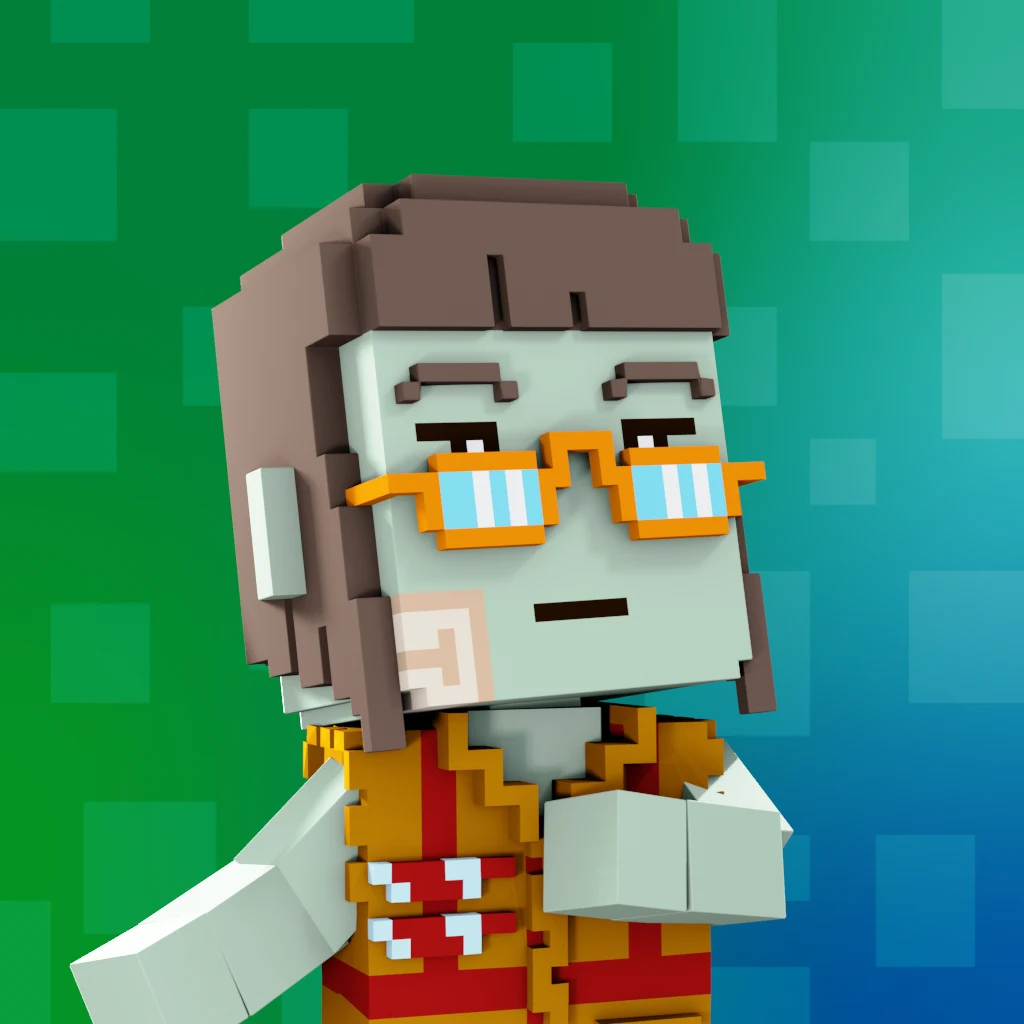 Pirate #4114 voxel render
