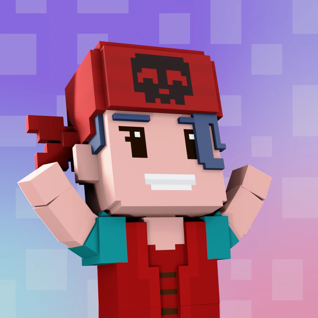 Pirate #4115 voxel render