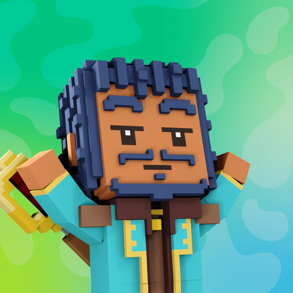 Pirate #4117 voxel render