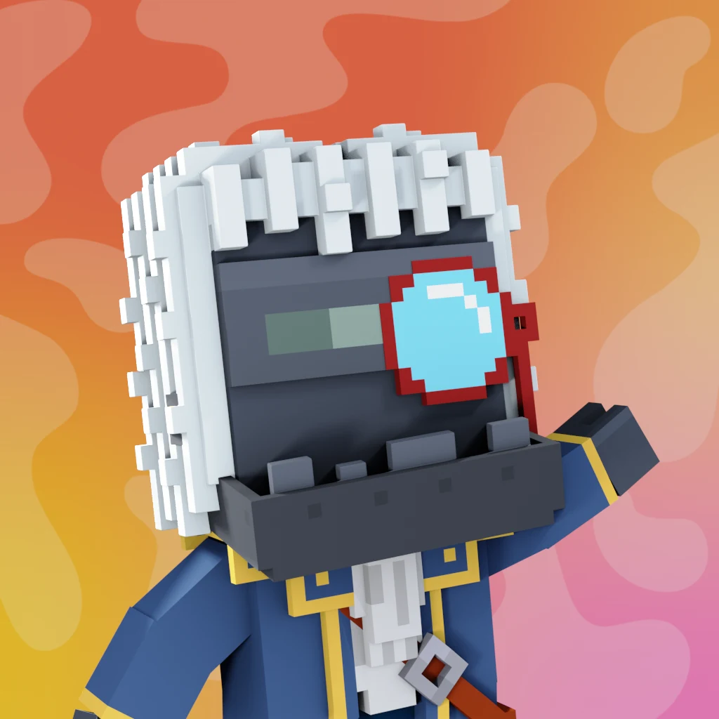 Pirate #4118 voxel render