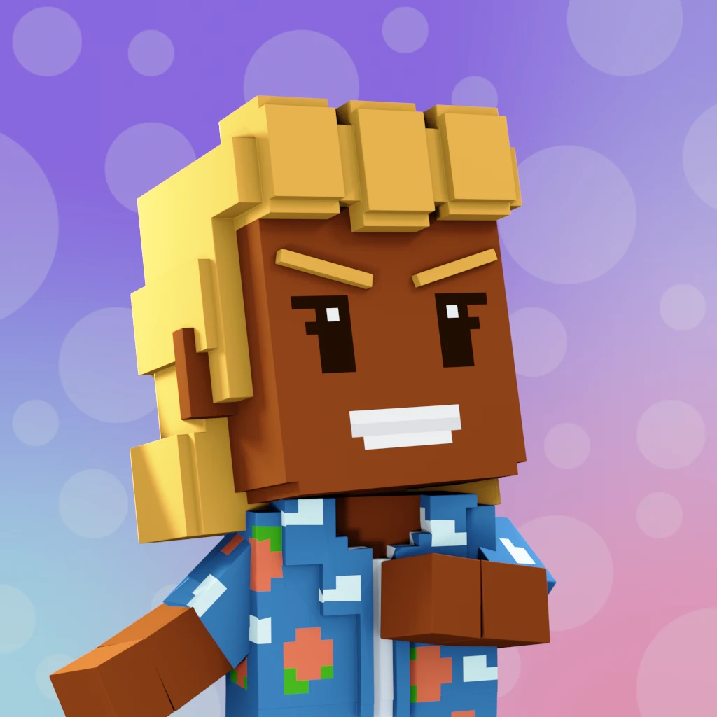 Pirate #4121 voxel render