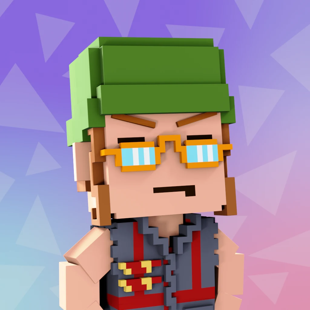 Pirate #4123 voxel render