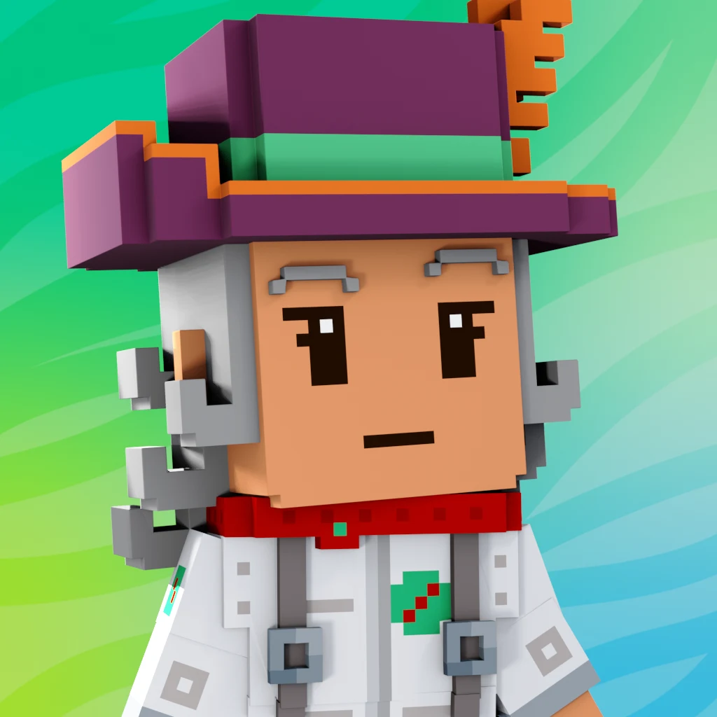 Pirate #4124 voxel render