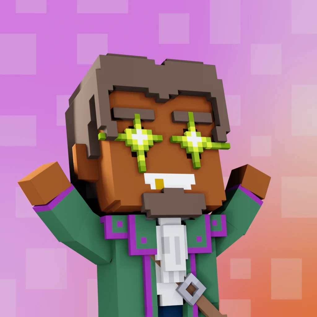 Pirate #4125 voxel render