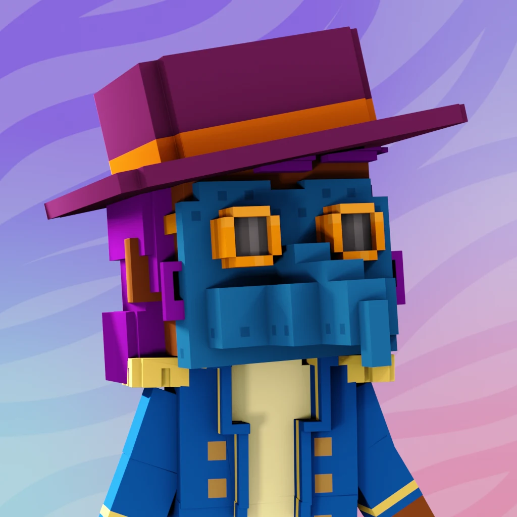 Pirate #4126 voxel render