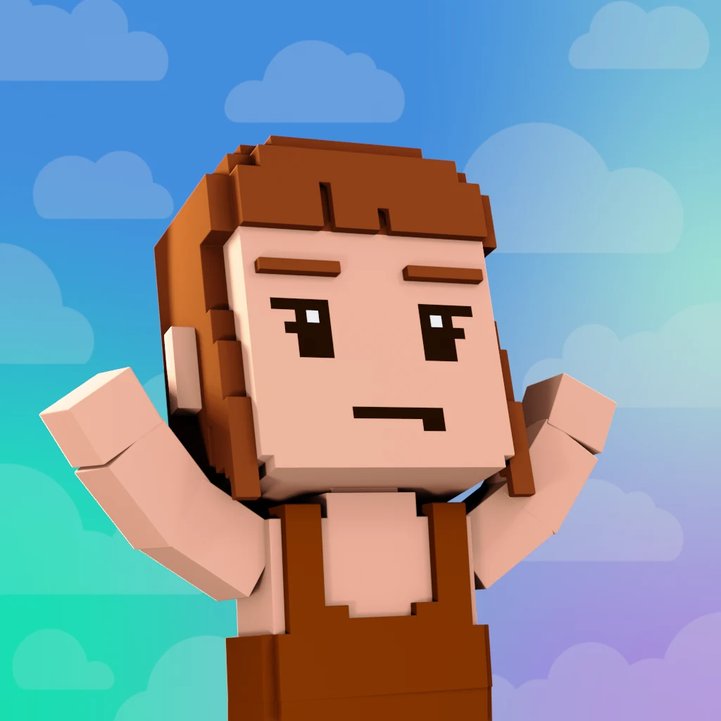 Pirate #4128 voxel render