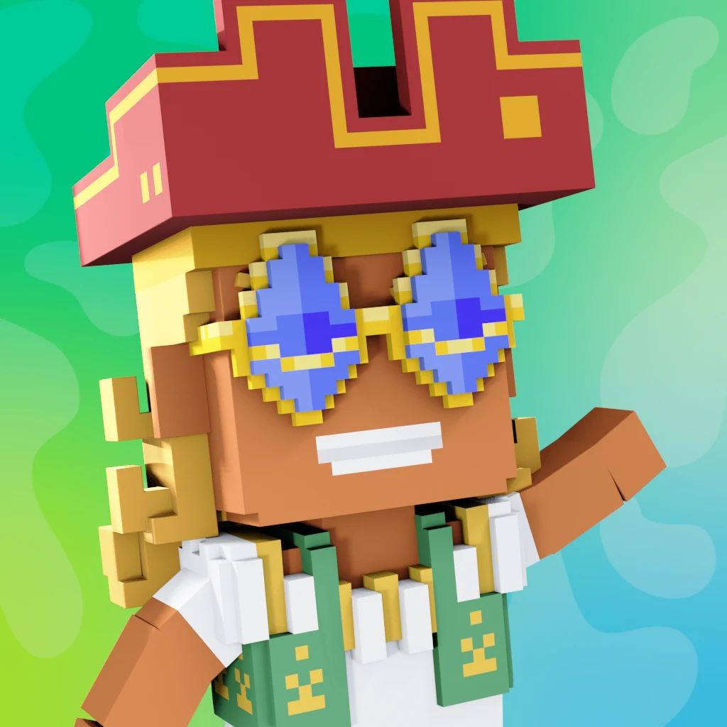 Pirate #4129 voxel render