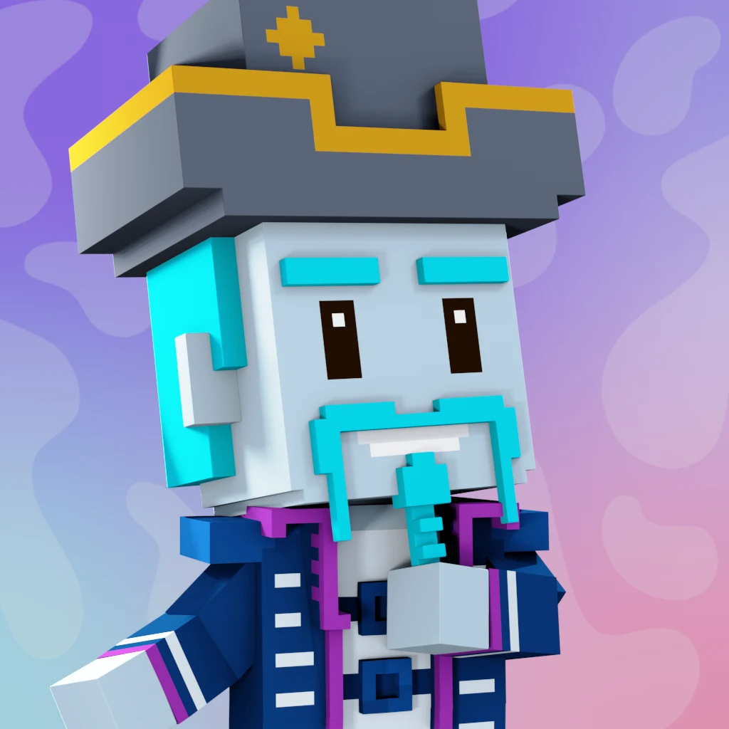 Pirate #413 voxel render
