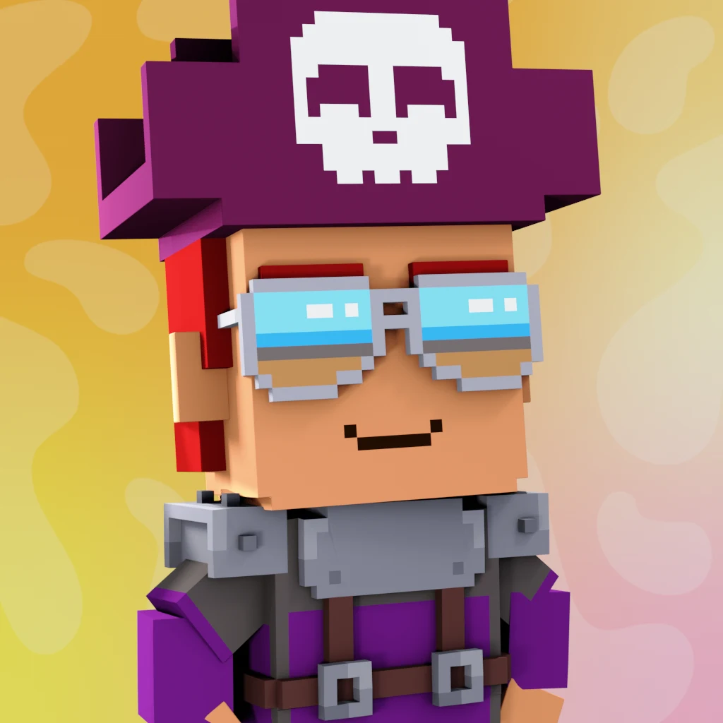 Pirate #4133 voxel render