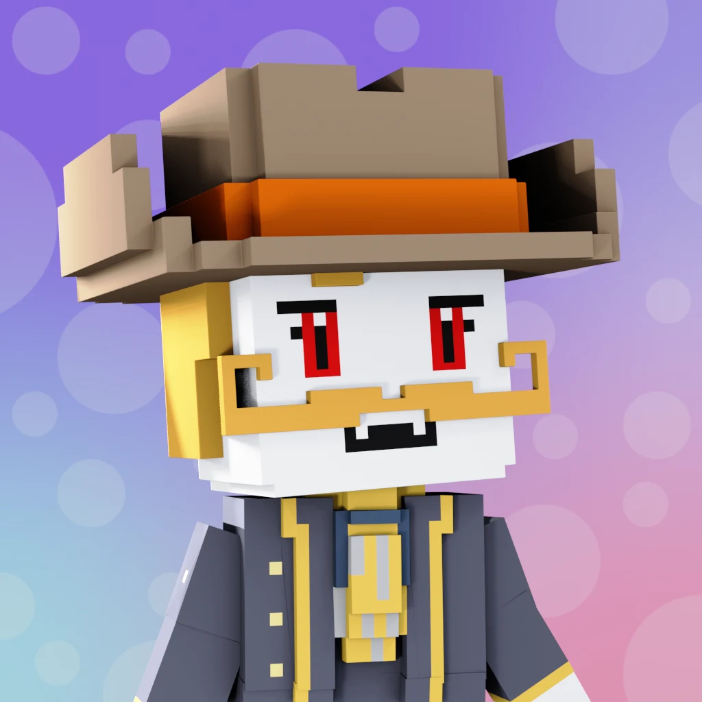 Pirate #4137 voxel render