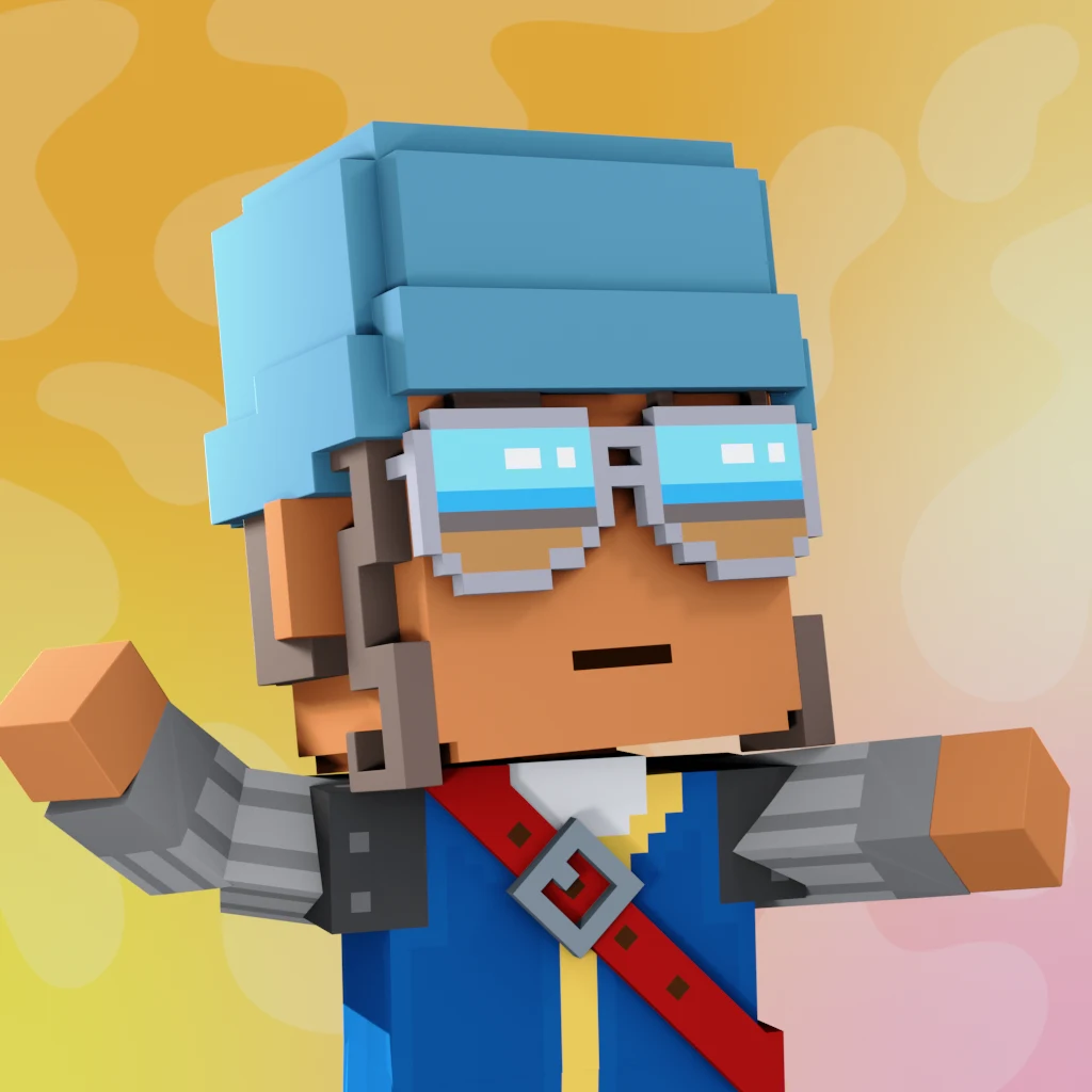 Pirate #4138 voxel render