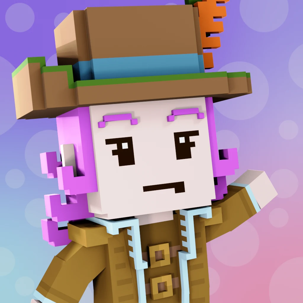 Pirate #4141 voxel render