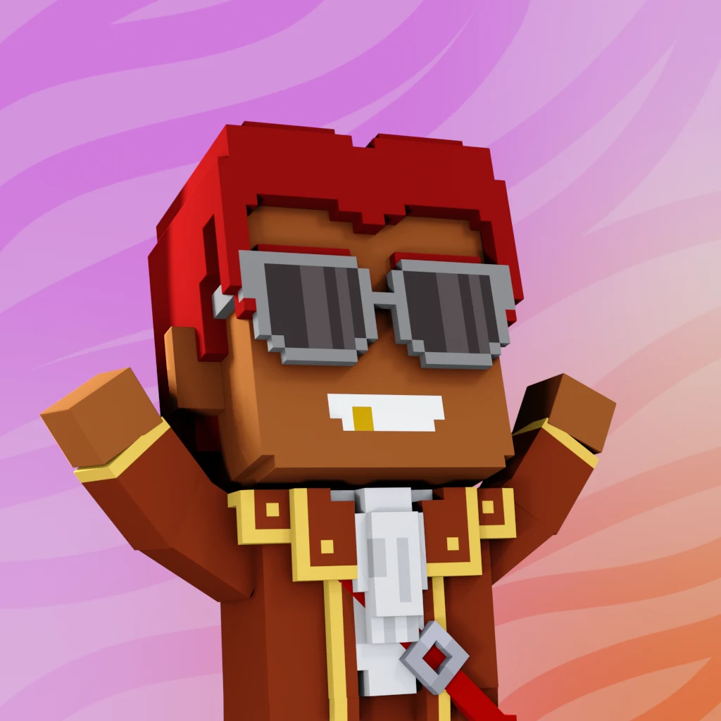Pirate #4142 voxel render