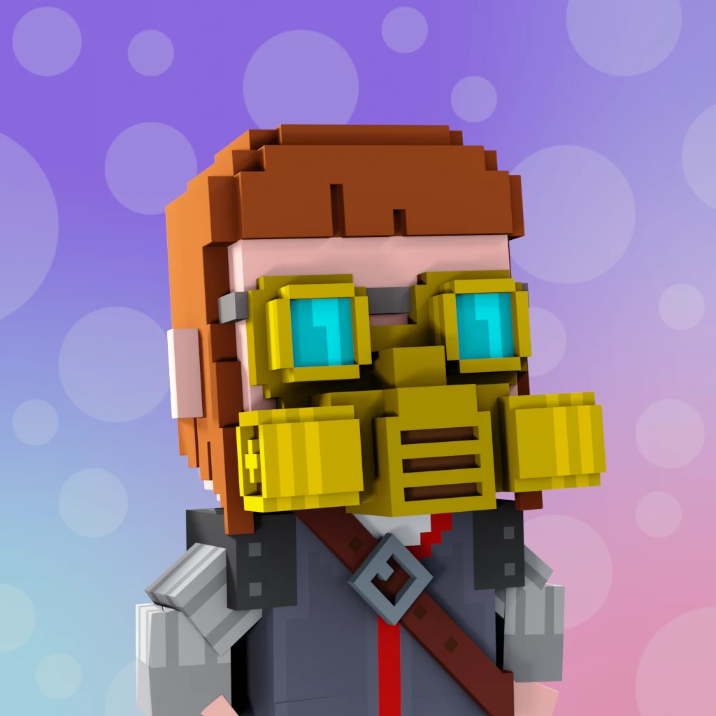 Pirate #4144 voxel render