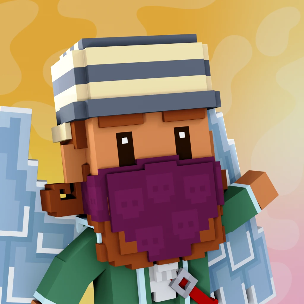 Pirate #4146 voxel render