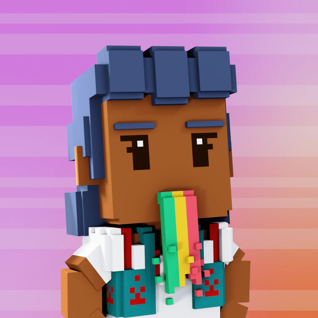 Pirate #4149 voxel render
