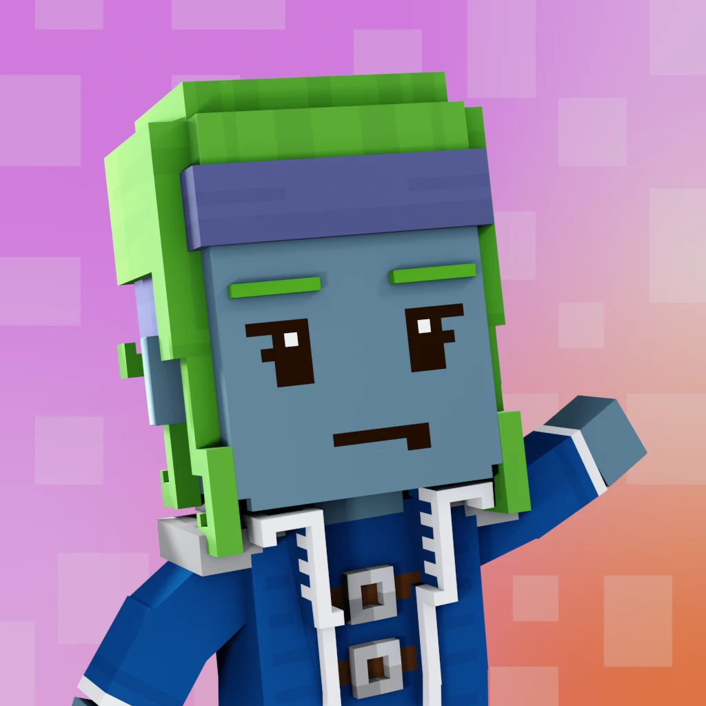 Pirate #4152 voxel render