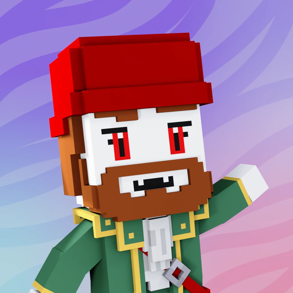 Pirate #4154 voxel render