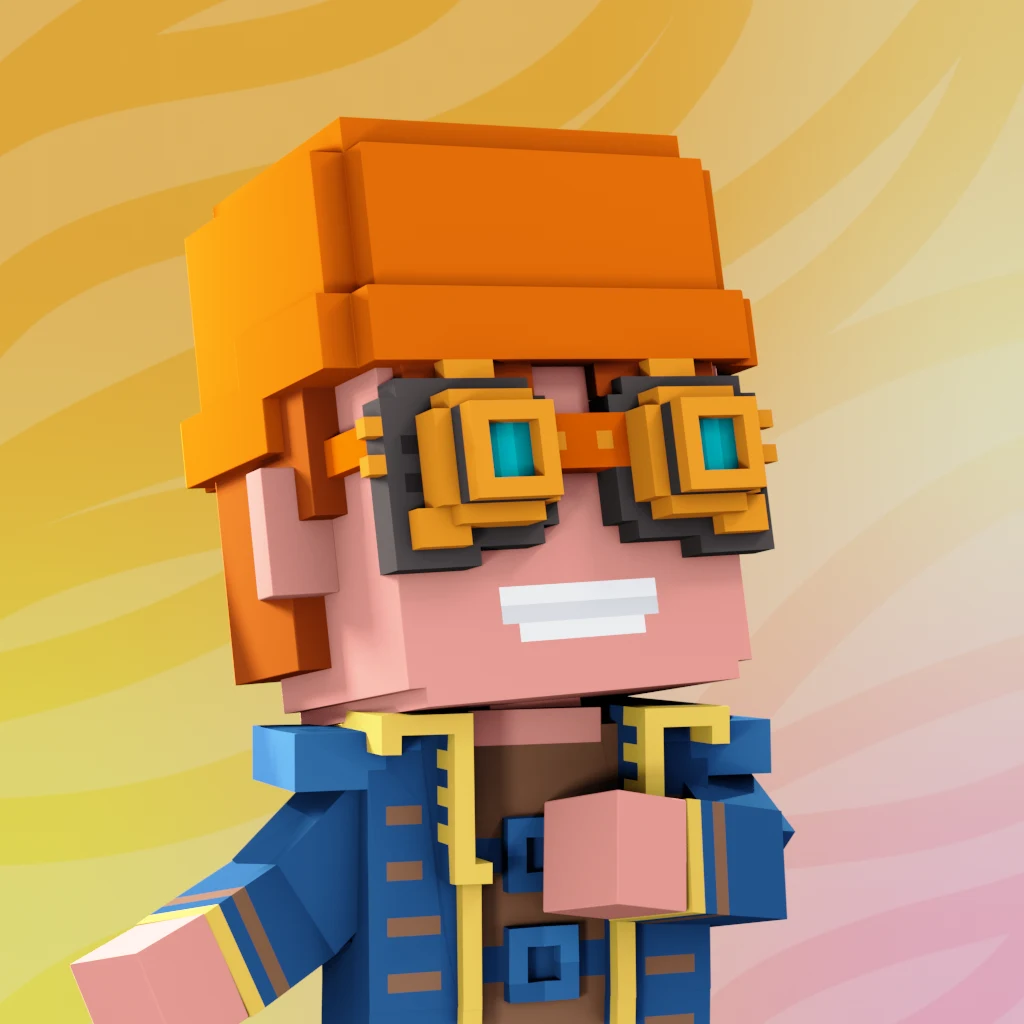 Pirate #416 voxel render