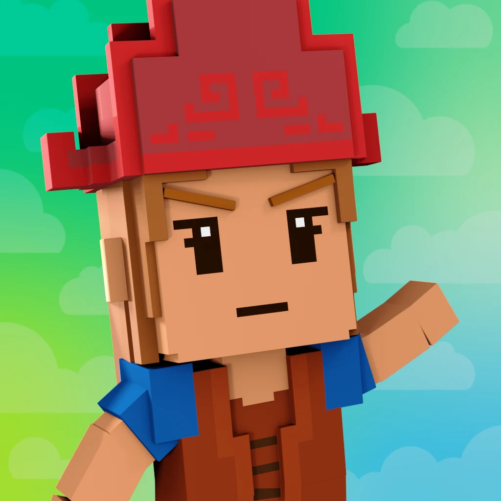 Pirate #4165 voxel render