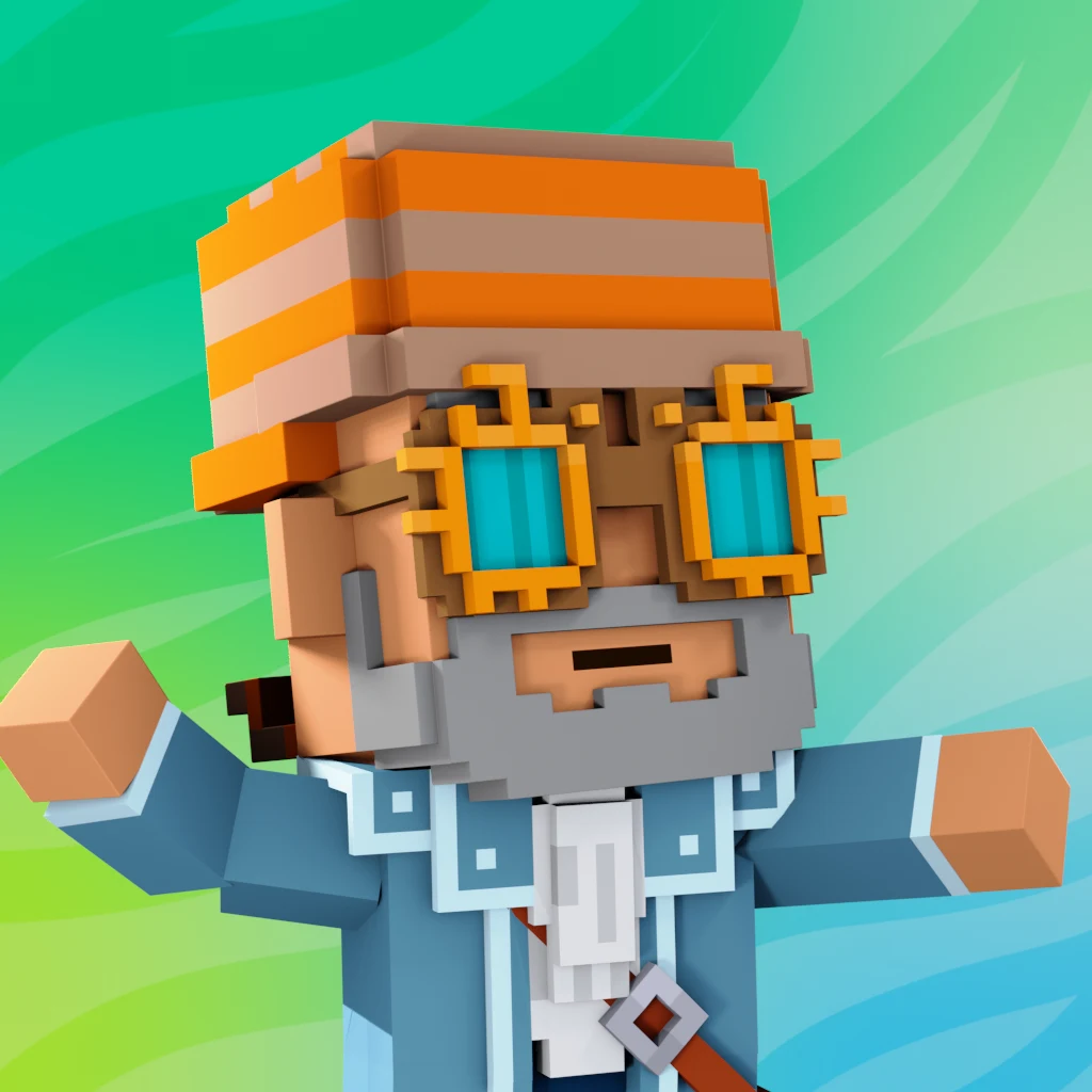 Pirate #4167 voxel render