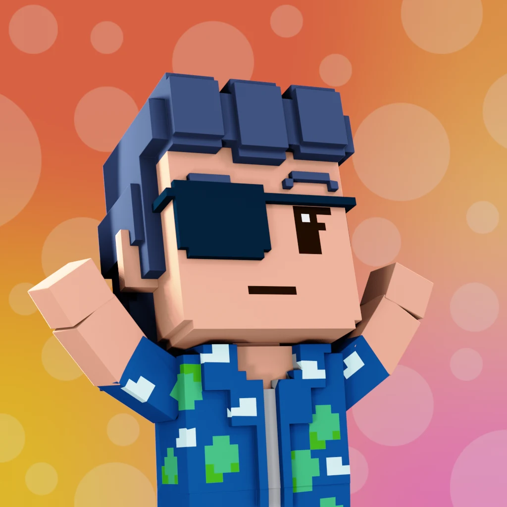Pirate #417 voxel render