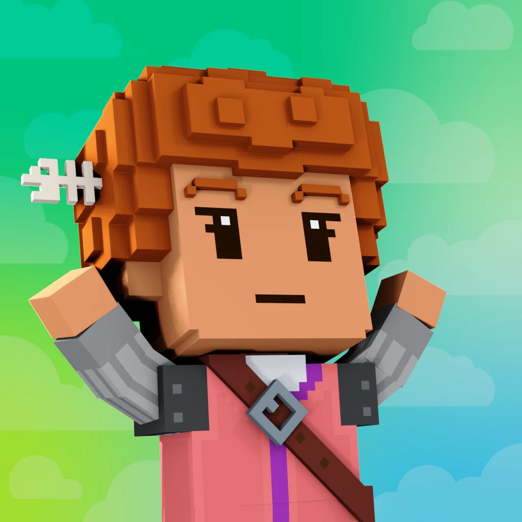 Pirate #4171 voxel render
