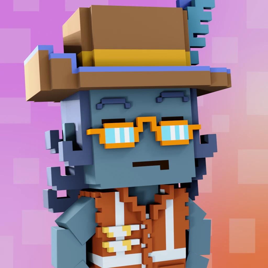 Pirate #4172 voxel render