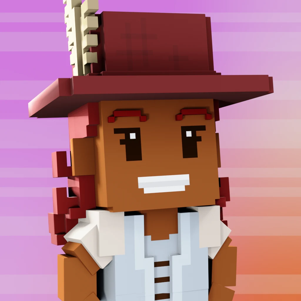 Pirate #4173 voxel render