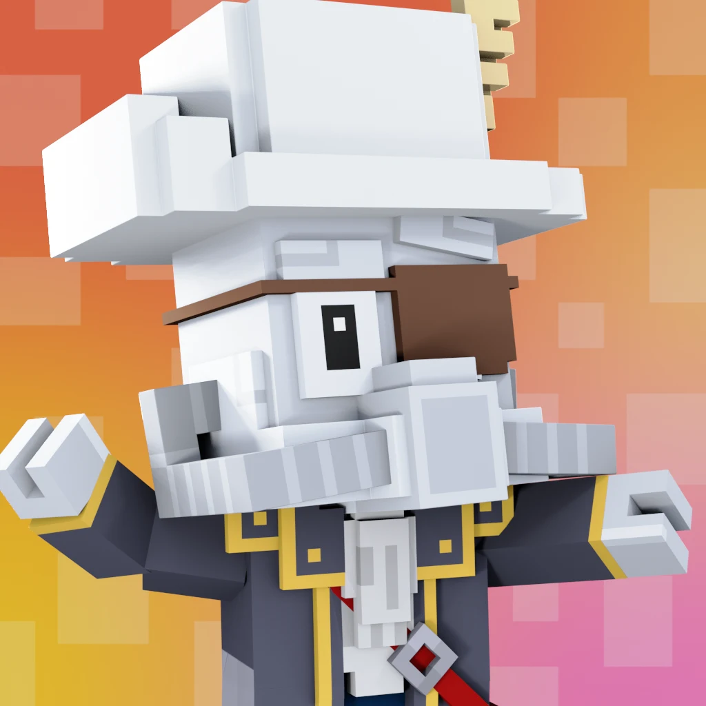 Pirate #418 voxel render