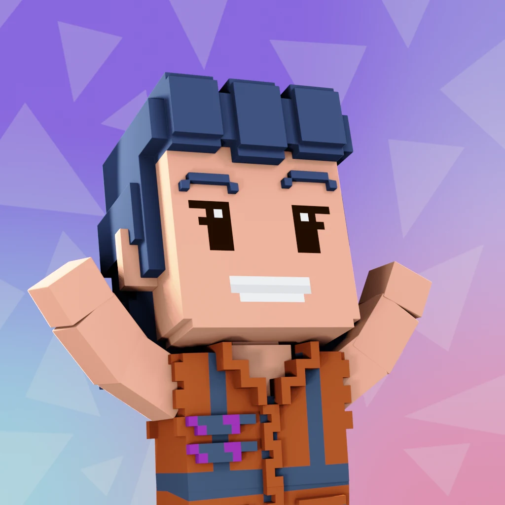 Pirate #4180 voxel render