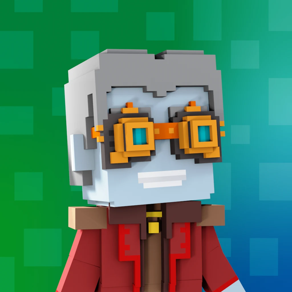 Pirate #4183 voxel render