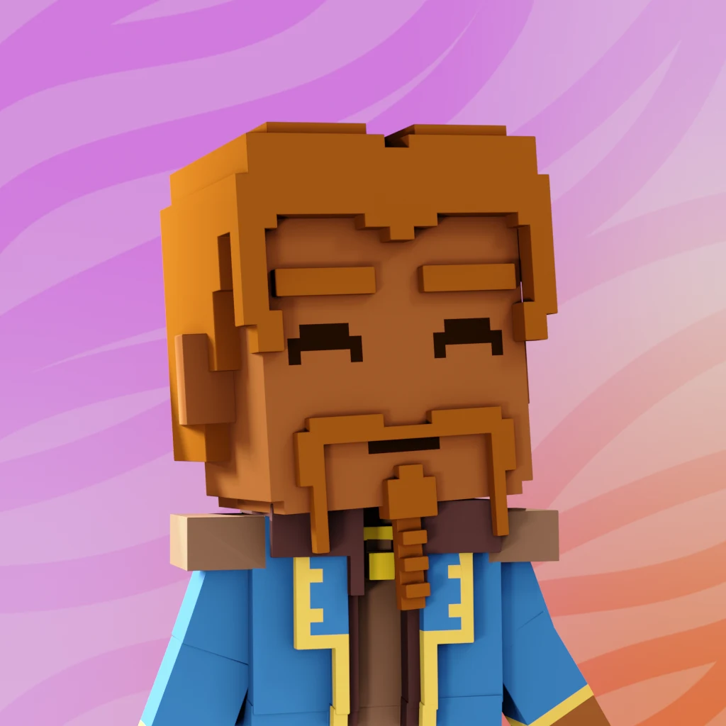 Pirate #4184 voxel render