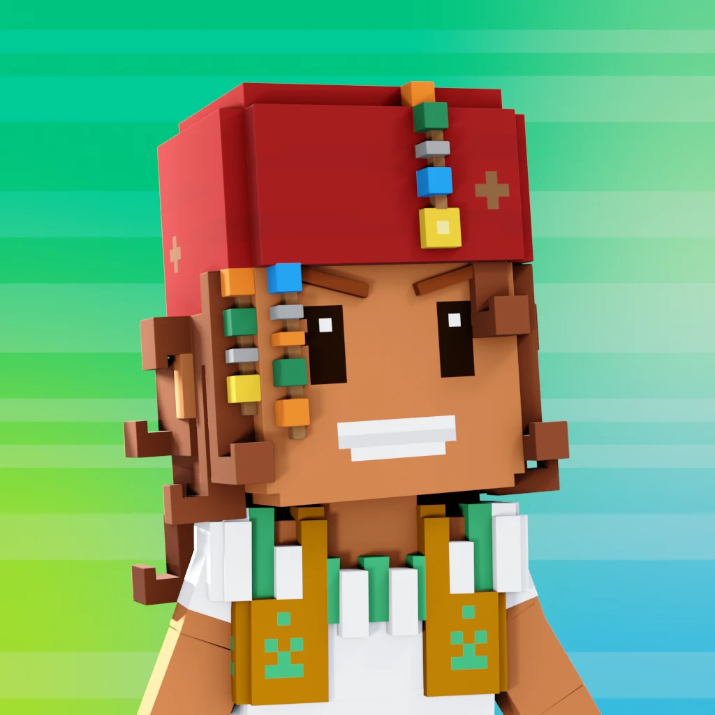 Pirate #419 voxel render