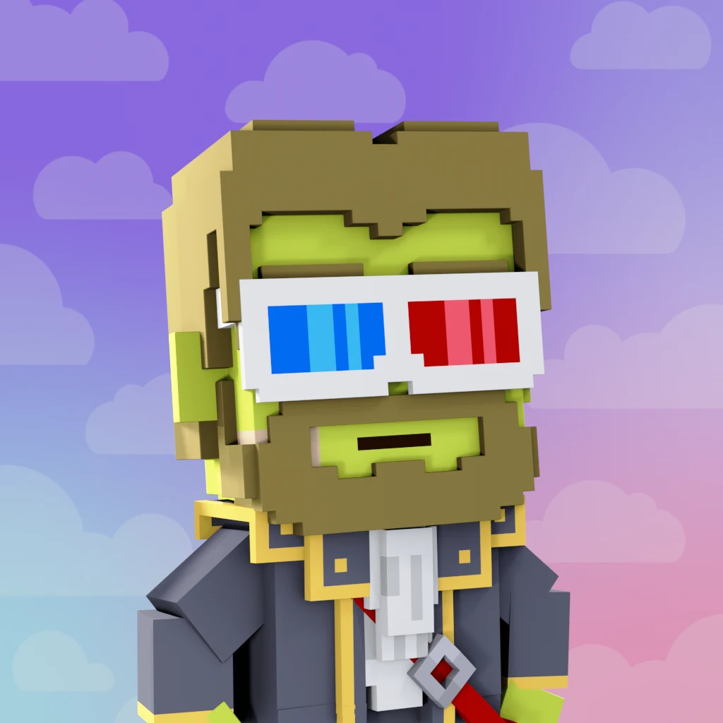 Pirate #4190 voxel render