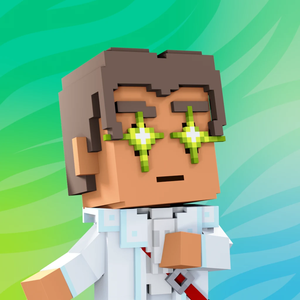Pirate #4199 voxel render