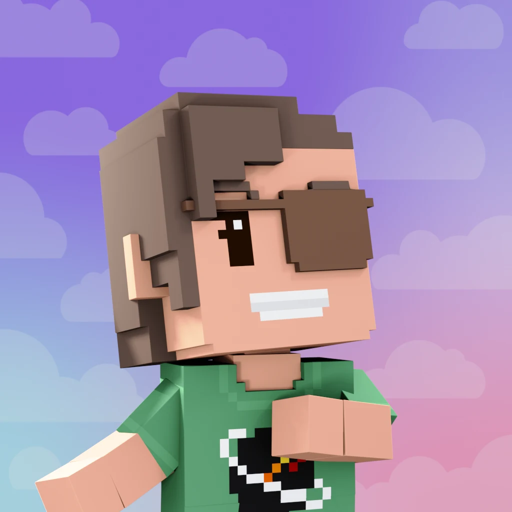 Pirate #4200 voxel render
