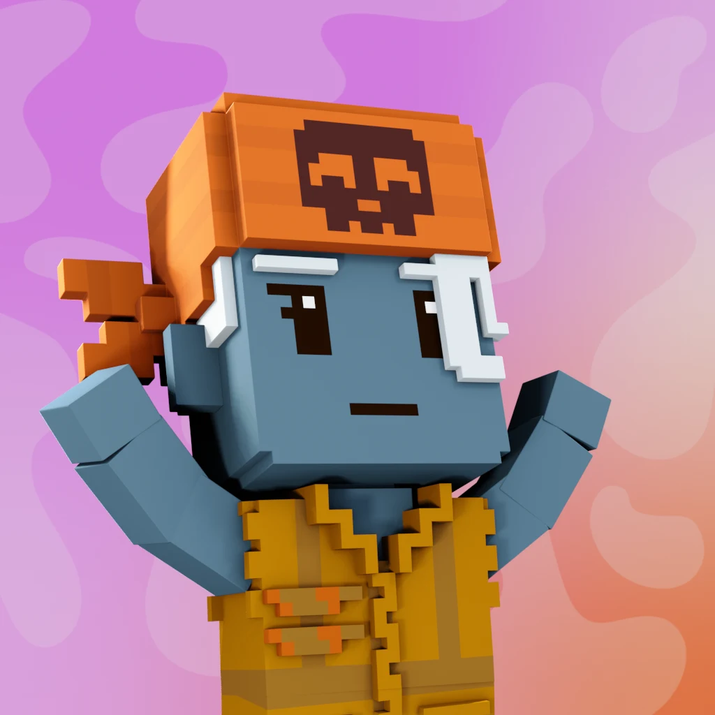 Pirate #4201 voxel render