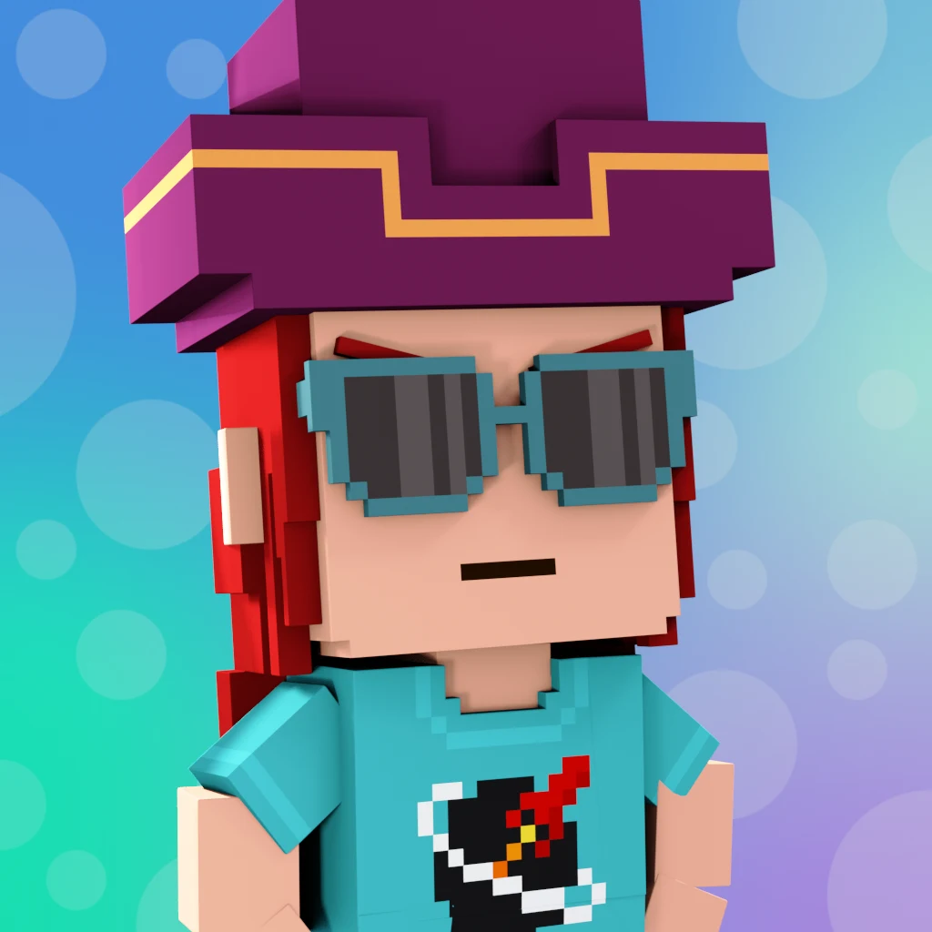 Pirate #4205 voxel render