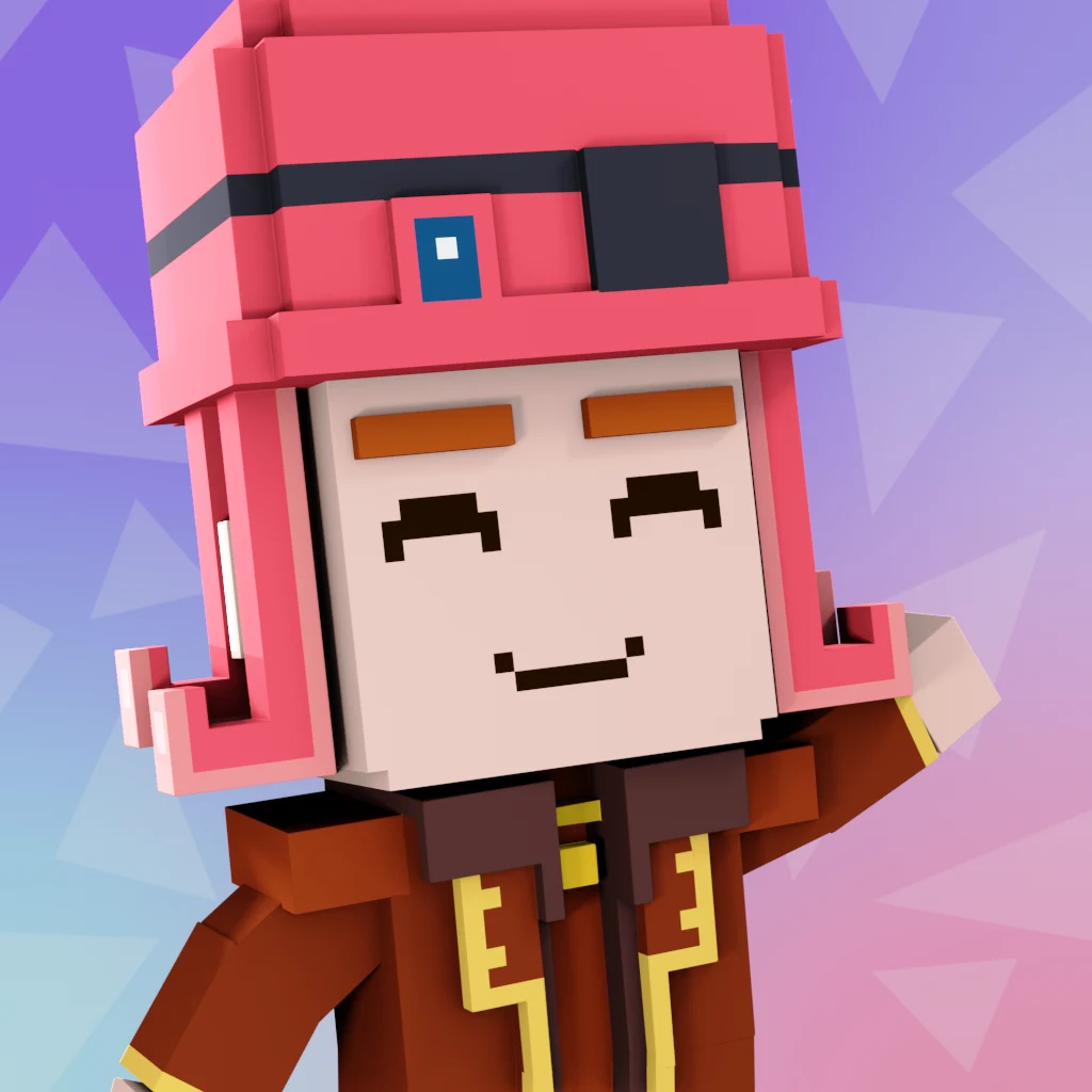 Pirate #4206 voxel render