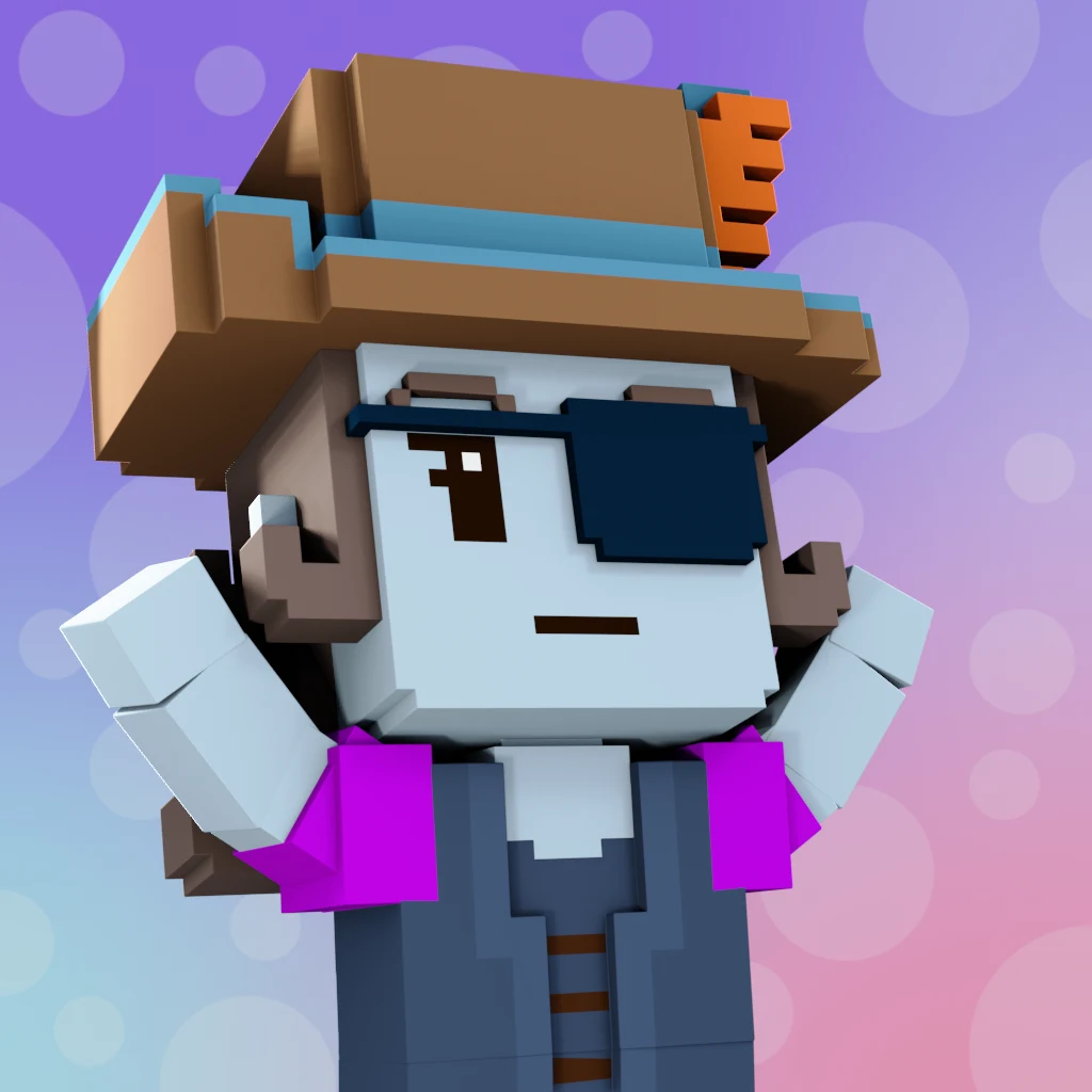 Pirate #4207 voxel render