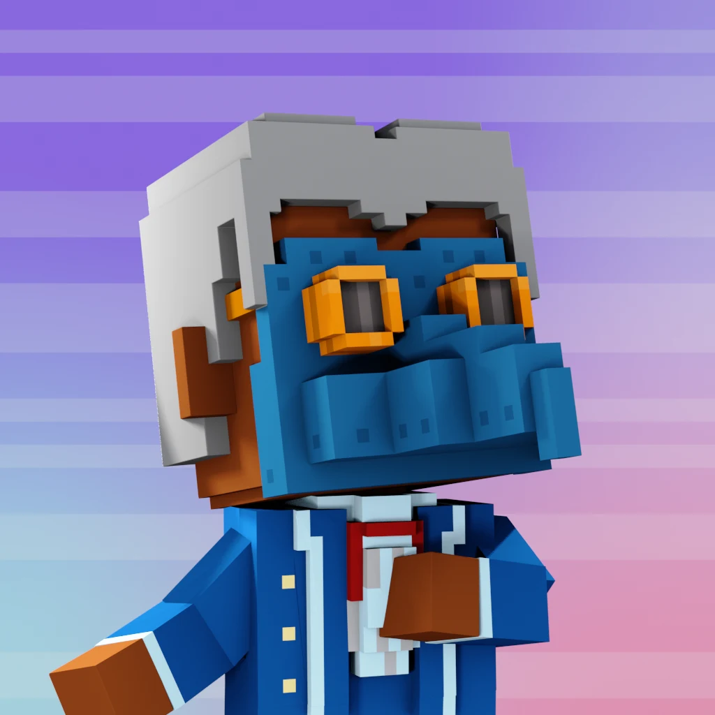 Pirate #4208 voxel render