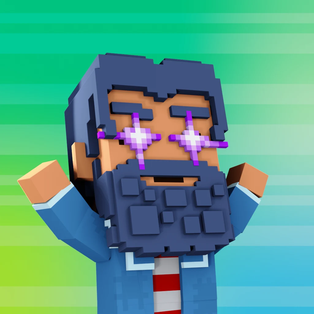 Pirate #4210 voxel render