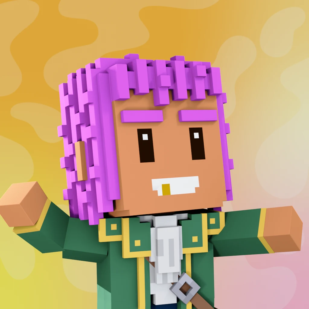 Pirate #4211 voxel render