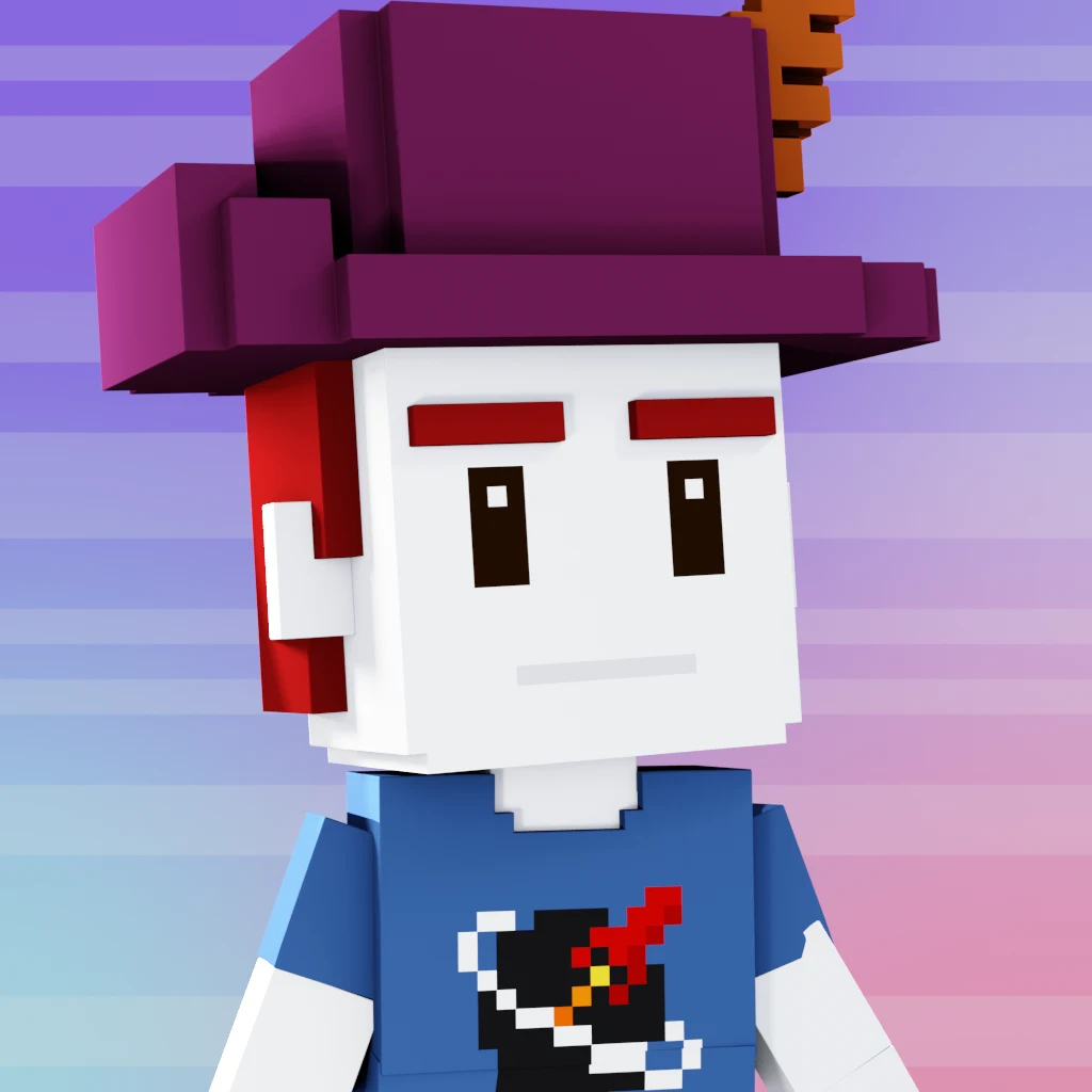 Pirate #4213 voxel render